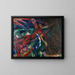 Destins Tiere Die Bäume haben ihre Jahresringe gezeigt, die Tiere ihre Adern - Franz Marc — gerahmtes Bild an der Wand