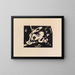 Stier - Franz Marc — gerahmtes Bild an der Wand