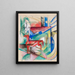Komposition mit Tieren II - Franz Marc — gerahmtes Bild an der Wand