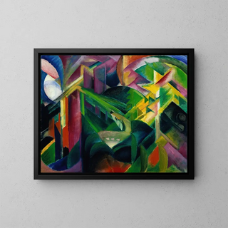 Franz Marc - Deer in the monastery garden.webp