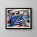 Pferd träumerisch - Franz Marc — gerahmtes Bild an der Wand
