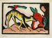 Fantastisches Tier-Gemälde - Franz Marc — Ansicht des Kunstwerks