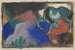 Pferd grün in der Landschaft - Franz Marc — Ansicht des Kunstwerks