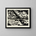 Pferd und Igel - Franz Marc — gerahmtes Bild an der Wand