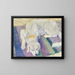 Hund liegend, Hundporträt - Franz Marc — gerahmtes Bild an der Wand
