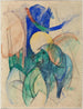 Mandrill - Franz Marc — Ansicht des Kunstwerks