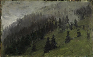 Franz Marc - Nebel zwischen Tannen.webp