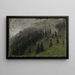 Nebel zwischen den Tannen - Franz Marc — gerahmtes Bild an der Wand