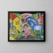 Der Traum - Franz Marc — gerahmtes Bild an der Wand