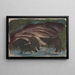 Sanglier im Wasser - Franz Marc — gerahmtes Bild an der Wand