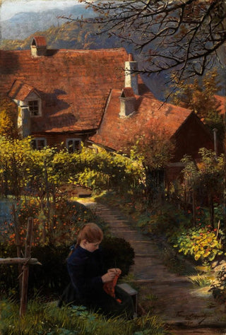 Franz Moppert - Hauswinkel im Garten.webp