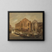 Promenade en gondole à Venise au Campo de l'Abazia - Franz Naager — gerahmtes Bild an der Wand