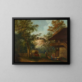Franz Niklaus Knig - Bauern ums Haus.webp
