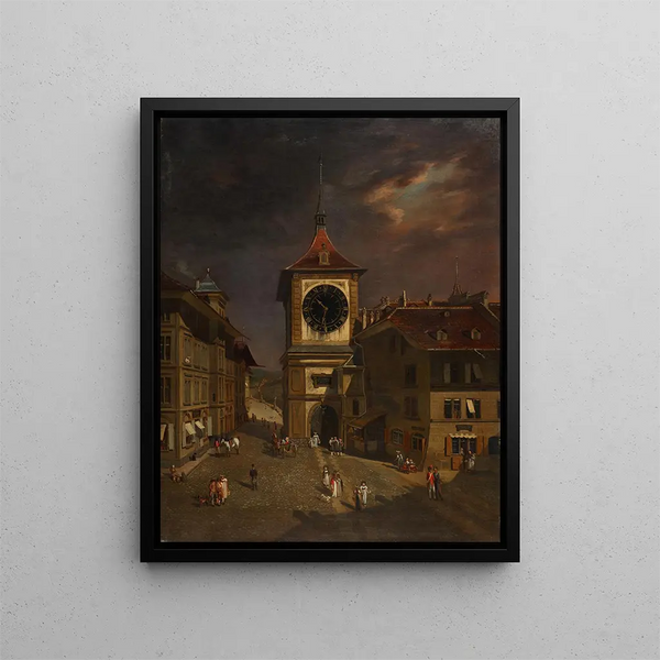 Zytglogge - Franz Niklaus König — gerahmtes Bild an der Wand