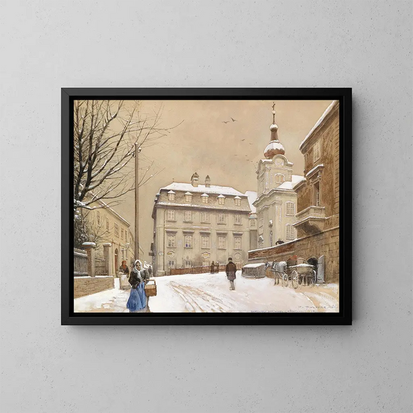 Dubling - Franz Poledne — gerahmtes Bild an der Wand