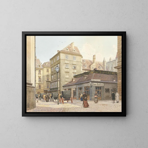 Eisgrub à Vienne - Franz Poledne — gerahmtes Bild an der Wand