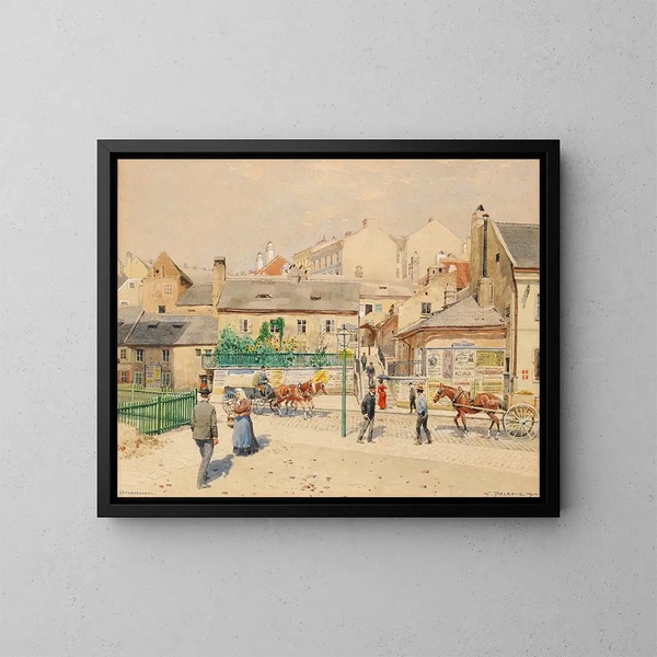 Wien Ratzenstadl - Franz Poledne — gerahmtes Bild an der Wand