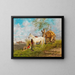 Repos de midi - Franz Quaglio — gerahmtes Bild an der Wand