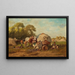 Repos - Franz Quaglio — gerahmtes Bild an der Wand