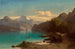 Alpenlandschaft - Franz Richard Unterberger — Ansicht des Kunstwerks