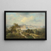 La Meille d'or près de Remagen - Franz Richard Unterberger — gerahmtes Bild an der Wand