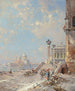 Pont de paille Riva Schiavoni Venise - Franz Richard Unterberger — Ansicht des Kunstwerks