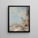 Pont de paille Riva Schiavoni Venise - Franz Richard Unterberger — gerahmtes Bild an der Wand