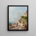 Sorrente an der Bucht von Neapel - Franz Richard Unterberger — gerahmtes Bild an der Wand