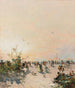 Ansicht von Venedig von den öffentlichen Gärten - Franz Richard Unterberger — Ansicht des Kunstwerks