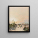 Ansicht von Venedig von den öffentlichen Gärten - Franz Richard Unterberger — gerahmtes Bild an der Wand