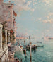 Ansicht des Großen Kanals bis nach San Giorgio Maggiore - Franz Richard Unterberger — Ansicht des Kunstwerks