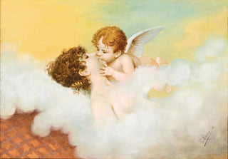 Franz Rsler - Venus and Cupid in the taste of Art Nouveau.webp