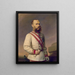 François-Joseph I. - Franz Russ der Jüngere — gerahmtes Bild an der Wand