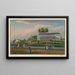 Garten des Botanischen Gartens in Zürich - Franz Schmid — gerahmtes Bild an der Wand