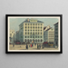 Auberge à la couronne - Franz Schmid — gerahmtes Bild an der Wand
