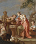 Rebecca und Eliezer - Franz Sebald Unterberger — Ansicht des Kunstwerks