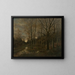 Landschaft der Wiese bei Lundenburg - Franz Stephan Paschinger — gerahmtes Bild an der Wand