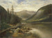 Lac Erlauf mit nacktem Gipfel im Hintergrund - Franz Stephan Paschinger — Ansicht des Kunstwerks