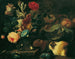 Naturstillleben mit Meerschweinchen, Blumen und Früchten - Franz Werner von Tamm — Ansicht des Kunstwerks