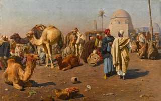 Franz Xaver Kosler - Arrival of the Caravan.webp