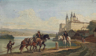 Franz Xaver Reinhold - Blick auf Melk.webp