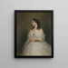 Portrait de Mme Vanderbyl - Franz Xaver Winterhalter — gerahmtes Bild an der Wand