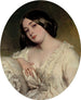 Portrait einer Dame (Konflikt der Fälle) - Franz Xaver Winterhalter — Ansicht des Kunstwerks