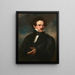 L'écrivain Karl Spindler - Franz Xaver Winterhalter — gerahmtes Bild an der Wand