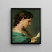 Frau liest einen Brief - Franz Xaver Winterhalter — gerahmtes Bild an der Wand