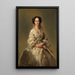 Tsarine Marie Alexandrovna de Russie - Franz Xaver Winterhalter — gerahmtes Bild an der Wand