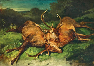 Franz Xaver von Pausinger - Verendete Hirsche.webp