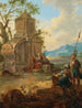 Ein Landschaft mit Ruinen und ruhenden Figuren - Franz de Paula Ferg — Ansicht des Kunstwerks
