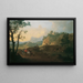 Italienische Landschaft - Franz de Paula Ferg — gerahmtes Bild an der Wand