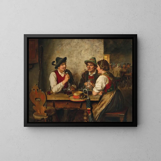 Franz von Defregger - A Scene in a Tavern.webp